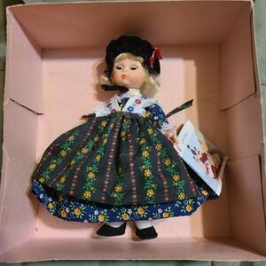 Vtg Madame Alexander Little‎ Women Germany #563 8" Collector Doll Original Box